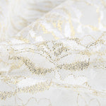 Spitze Lurex Weißgold - Ribes y Casals