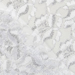 Spitze Lurex Weiß Silber - Ribes y Casals