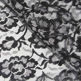 Spitze Lurex Schwarz Silber - Ribes y Casals