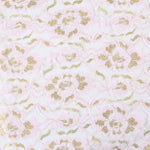 Rose Gold Lurex Spitze - Ribes y Casals