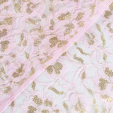 Rose Gold Lurex Spitze - Ribes y Casals