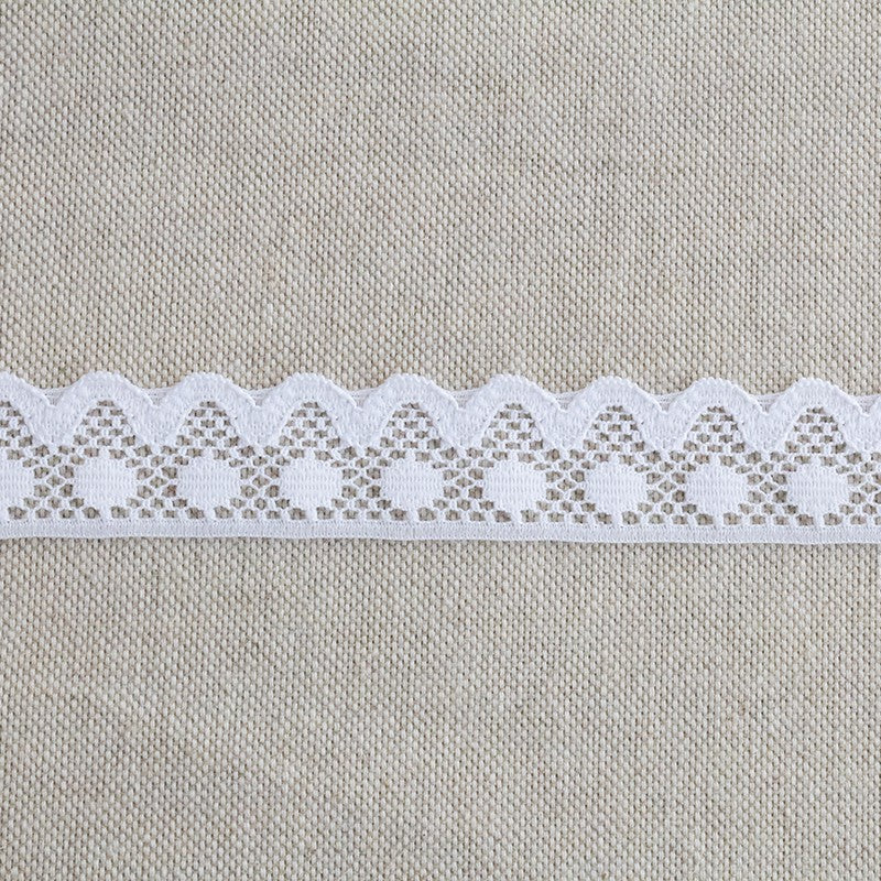 Spitze Nylon Weiß 20mm - Ribes y Casals