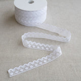 Spitze Nylon Weiß 20mm - Ribes y Casals