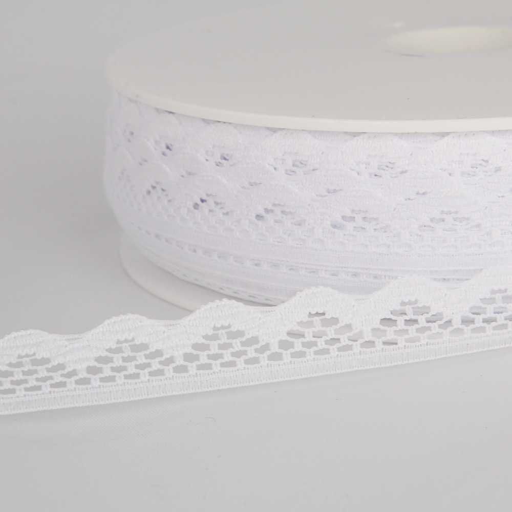 Weiße Nylon-Spitze 10mm - Ribes y Casals