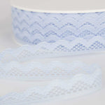 Hellblaue Nylon-Spitze 10mm - Ribes y Casals