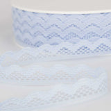 Hellblaue Nylon-Spitze 10mm - Ribes y Casals