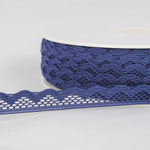 Marineblaue Nylon-Spitze 10mm - Ribes y Casals