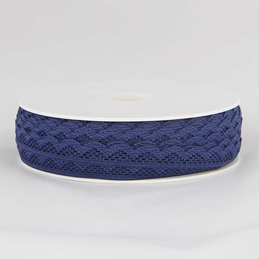 Marineblaue Nylon-Spitze 10mm - Ribes y Casals