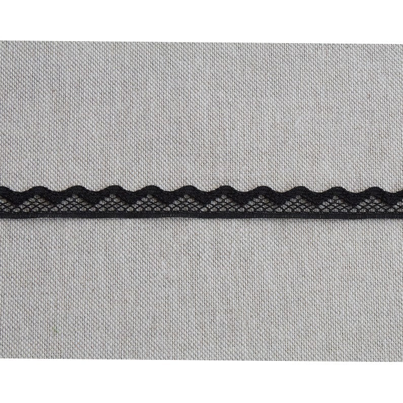 Schwarze Nylon-Spitze 10mm - Ribes y Casals