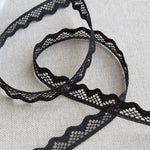 Schwarze Nylon-Spitze 10mm - Ribes y Casals