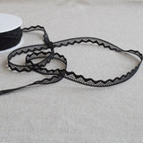 Schwarze Nylon-Spitze 10mm - Ribes y Casals