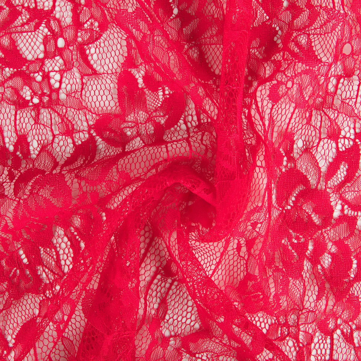 Rote florale feine Spitze - Ribes y Casals