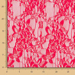 Rote florale feine Spitze - Ribes y Casals