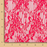 Rote florale feine Spitze - Ribes y Casals
