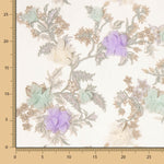 Blassgrüne Fantasy-Lurex-Spitze - Ribes y Casals