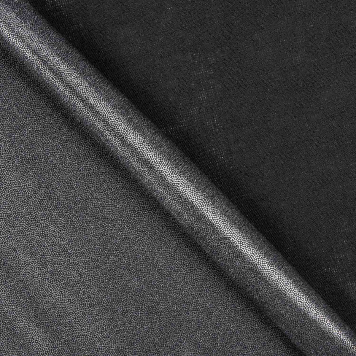 Schwarzer gewebter Einlagestoff Baumwolle 90 cm - Ribes y Casals