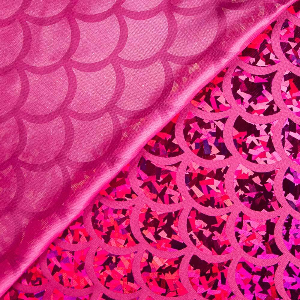 Folie gedruckt Fuchsia Hologramm Flocken - Ribes y Casals