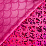 Folie gedruckt Fuchsia Hologramm Flocken - Ribes y Casals