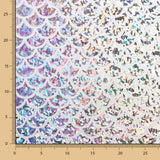 Folie gedruckt Flake Hologramm Weiß - Ribes y Casals
