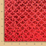 Folienbedruckte Flocken Hologramm Rot - Ribes y Casals