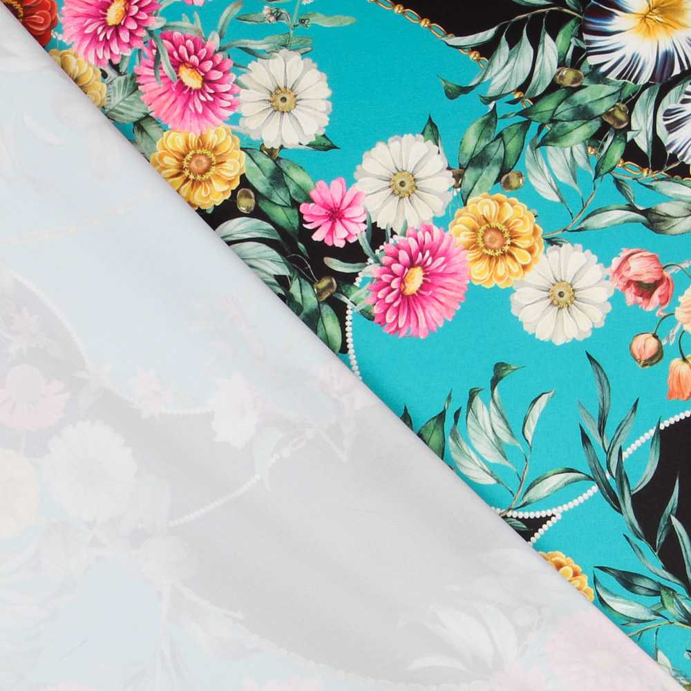 Fama Stretch-Ketten Aquamarin - Ribes y Casals