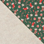 Filz Weihnachtsmuster Socken Grün - Ribes y Casals