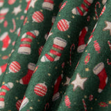 Filz Weihnachtsmuster Socken Grün - Ribes y Casals