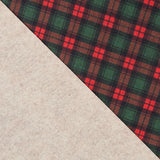 Weihnachten Tartan-Muster Filz Grün - Ribes y Casals