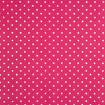 Flamenco Spitzpopeline mit Polka Dots 7mm Erdbeere - Ribes y Casals