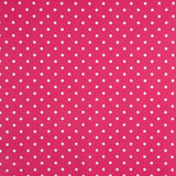 Flamenco Spitzpopeline mit Polka Dots 7mm Erdbeere - Ribes y Casals