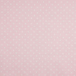 Flamenco bedruckte Popeline mit Polka Dots 7mm Hellrosa - Ribes y Casals