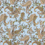 Polyester-Crêpe Polyester-Kaschmir-Muster Hellblau - Ribes y Casals