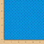 Polka Dots 3mm Blau-Schwarzer Stretch-Regenmantel - Ribes y Casals