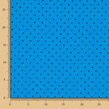 Polka Dots 3mm Blau-Schwarzer Stretch-Regenmantel - Ribes y Casals