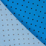 Polka Dots 3mm Blau-Schwarzer Stretch-Regenmantel - Ribes y Casals