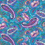 Polyester-Krepp Polyester-Kaschmir Türkis - Ribes y Casals