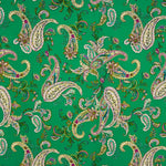 Polyester-Krepp-Muster Kaschmirgrün Jade - Ribes y Casals