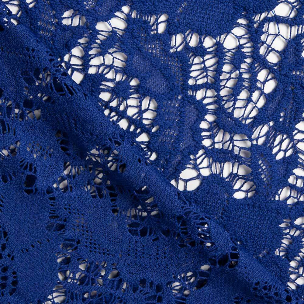 Flamenco Spitze Vintage Blau Flamenco-Stoff - Ribes y Casals