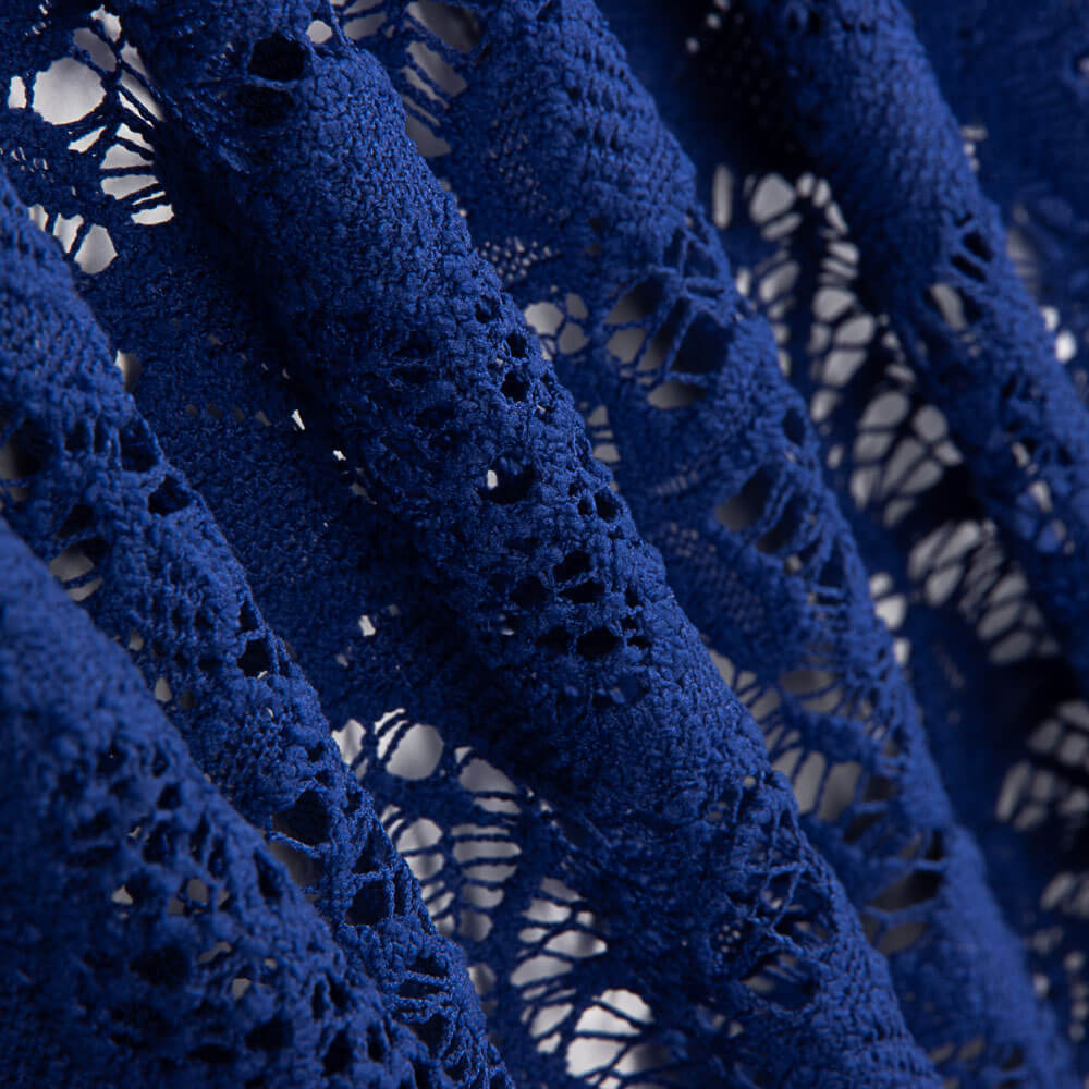 Flamenco Spitze Vintage Blau Flamenco-Stoff - Ribes y Casals