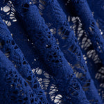 Flamenco Spitze Vintage Blau Flamenco-Stoff - Ribes y Casals