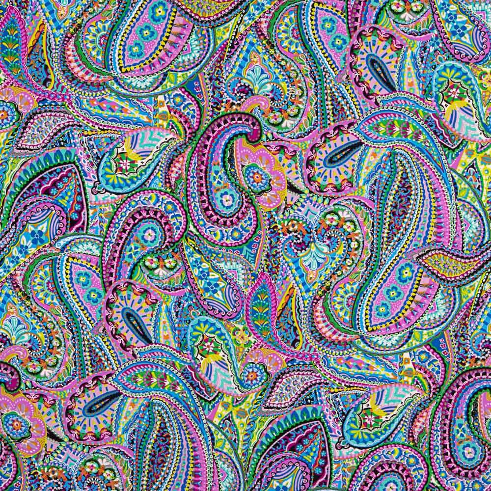 Polyester-Krepp Polyester-Kaschmir Gesättigtes Blau - Ribes y Casals