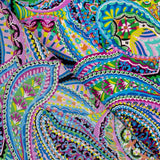 Polyester-Krepp Polyester-Kaschmir Gesättigtes Blau - Ribes y Casals