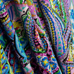 Polyester-Krepp Polyester-Kaschmir Gesättigtes Blau - Ribes y Casals