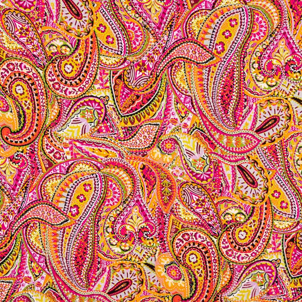 Polyester-Krepp Kaschmir Gesättigter Polyester-Krepp Fuchsien - Ribes y Casals