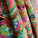 Polyester-Krepp Polyester-Kaschmir Gesättigtes Jadegrün - Ribes y Casals