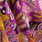 Polyester-Krepp Schmetterling Magenta - Ribes y Casals
