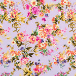 Malvenfarbener Blumenkrepp - Ribes y Casals