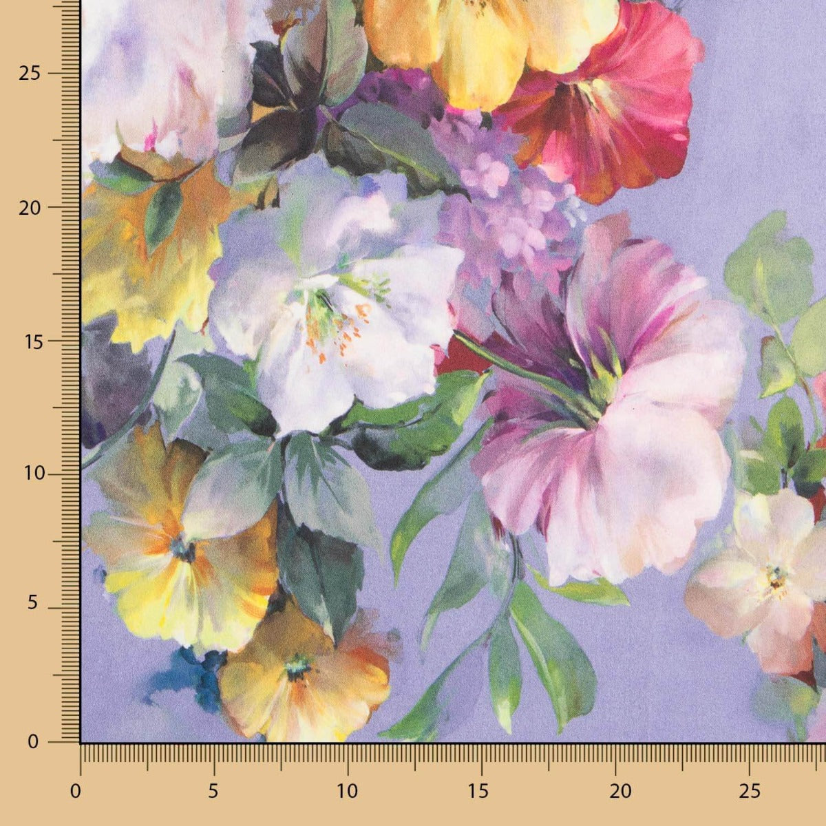 Fama Stretch Blume Aquarell Mauve - Ribes y Casals