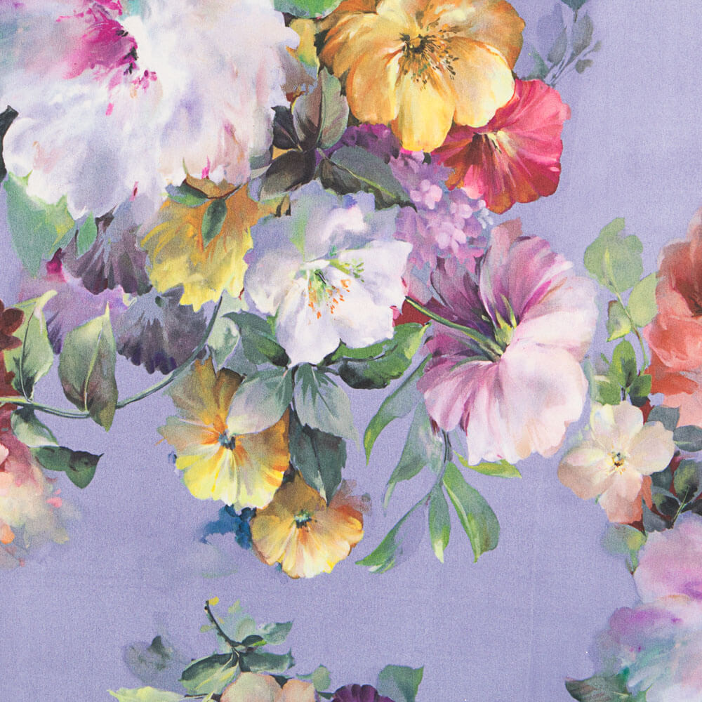Fama Stretch Blume Aquarell Mauve - Ribes y Casals