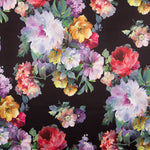 Fama Stretch Flower Aquarell Schwarz - Ribes y Casals
